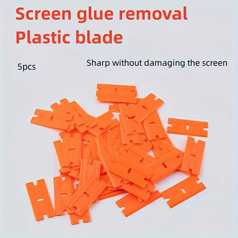 Plastic Razor Blades Scraper Tool Paint Remover 30pcs Kit 10 PCS Blades