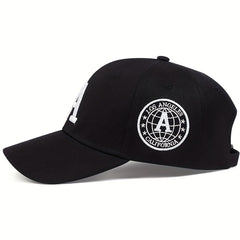 Classic A Embroidery Baseball Cap Unisex Adjustable Sun Hat