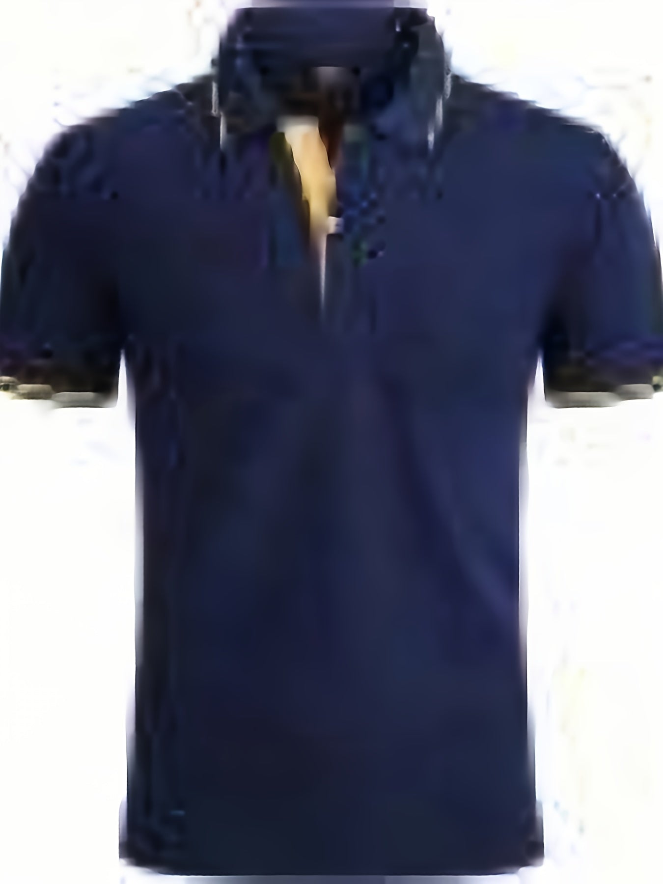 Men's Casual Solid Lapel Short Sleeve Shirt