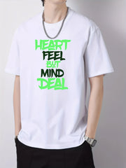 Men's Graphic Crew Neck Active T shirt for Summer