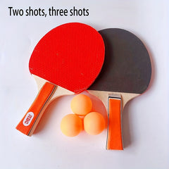 Table Tennis Racket Set with Three Balls