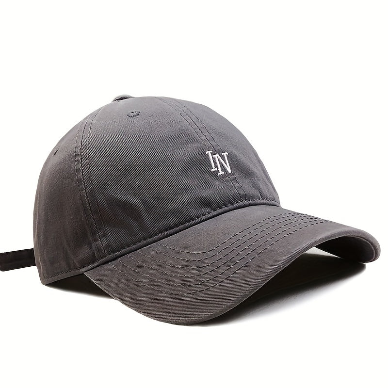 Embroidery Casual Baseball Cap Lightweight Sun Hat Adjustable Unisex Sports Dad