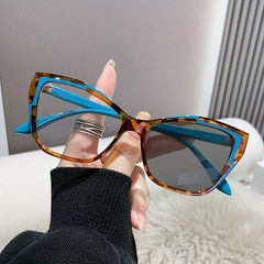 Light Blocking Glasses Block Cat Eye Clear Lens Computer Glasses
