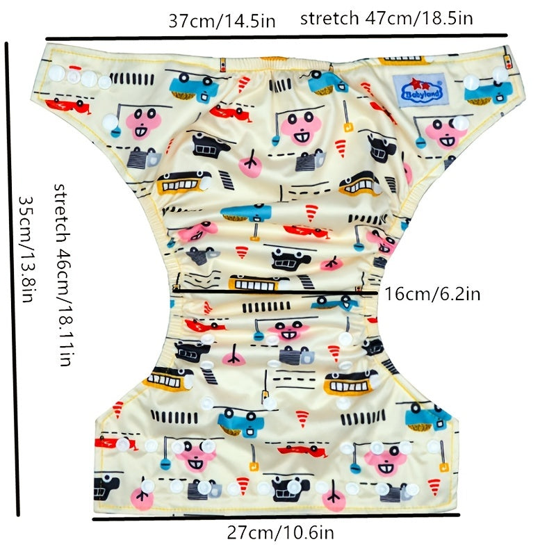 Adjustable Washable Baby Cloth Diaper with Insert Pocket