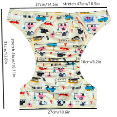 Adjustable Washable Baby Cloth Diaper with Insert Pocket