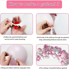 107pcs Sparkling Sequins Balloons for Parties