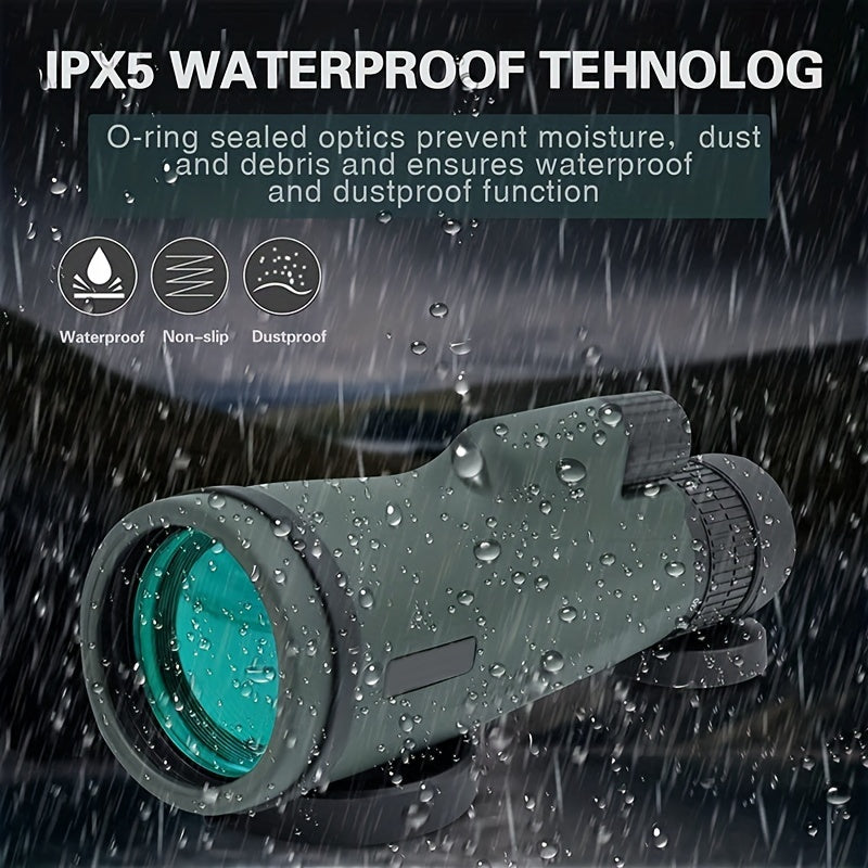 30x50 HD Monocular Telescope High Powered for Bird Watching Camping Hiking