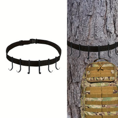 Tree Stand Gear Strap Hangers 6 Hooks Stainless Steel Holder