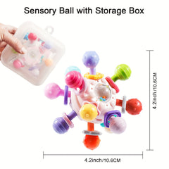 Montessori Baby Toys Sensory Teether Rattle 0-12 Months