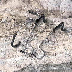 Stainless Steel Camping Light Pole Hook - Double Hook for Easy Hanging
