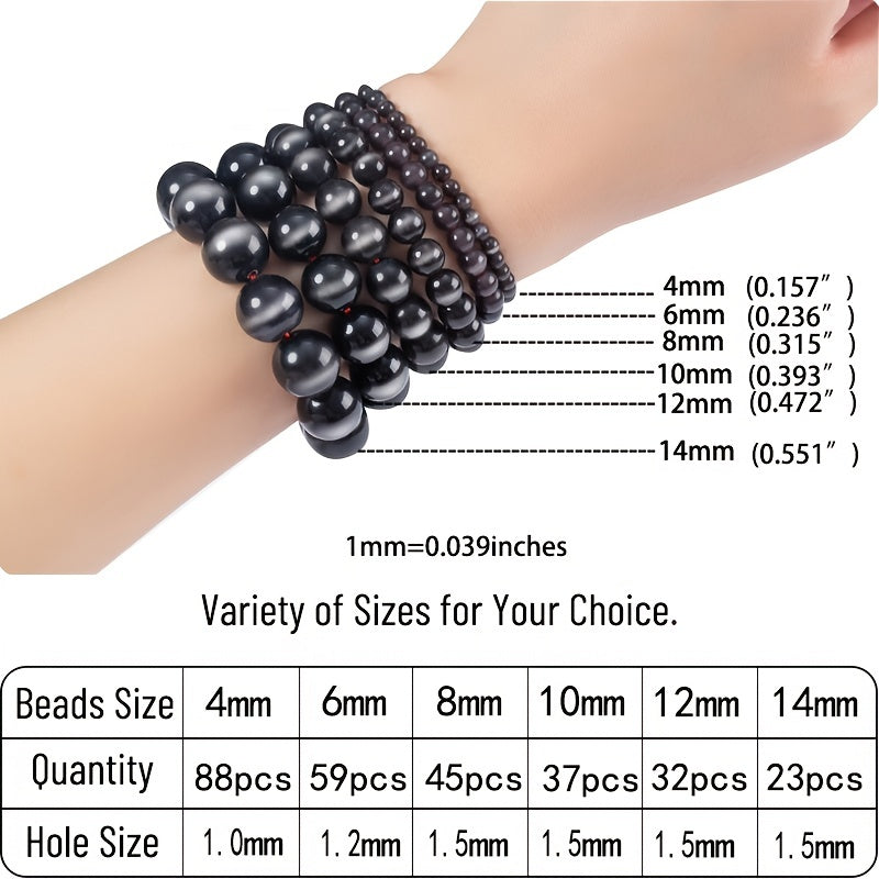 Burmese Jade Loose Beads 6mm - 12mm for Jewelry Making