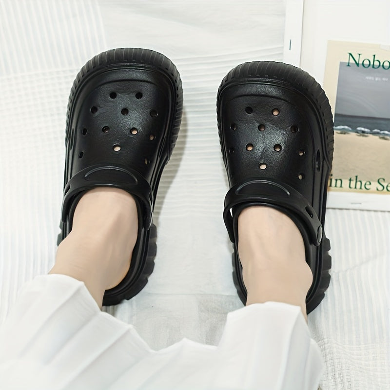 Women's Solid Clogs Casual Garden Shoes - Outdoor Beach Shoes
