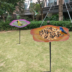 Metal Bird Feeder Stake for Garden