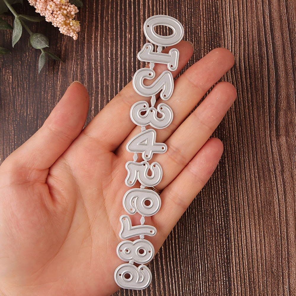 1pc Numbers Metal Cutting Dies Embossing Stencils DIY Scrapbook Card Making