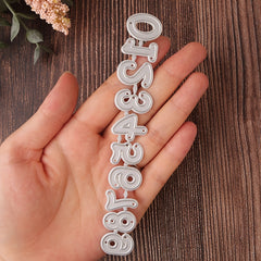 1pc Numbers Metal Cutting Dies Embossing Stencils DIY Scrapbook Card Making