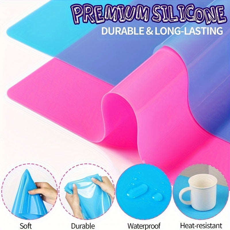 Large Silicone Board for Jewelry Casting Mold, Non-Adhesive Silicone Process Pad