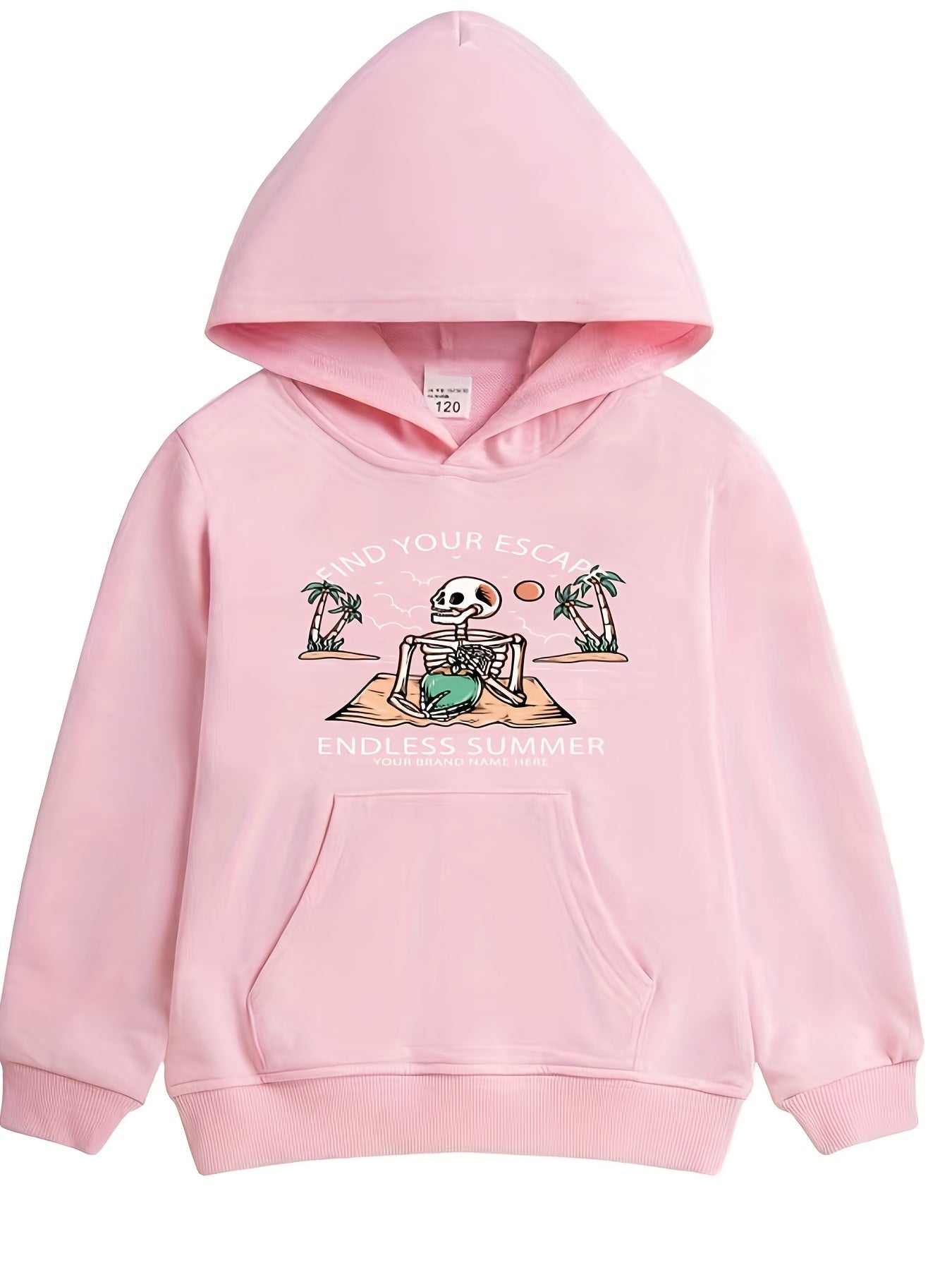 Skeleton Pattern Smart Hoodie For Girls Halloween Party
