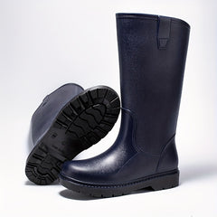 Men's High Top Rain Boots Waterproof Non slip Galoshes