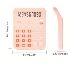 Baby Silicone Calculator Teething Toy with Anti-drop Chain