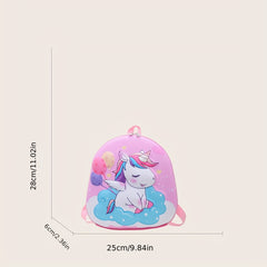 Unicorn Schoolbag Boys Girls Hard Shell Backpack