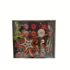 58pcs Christmas Balls Ornaments Xmas Tree Decoration Gift Balls
