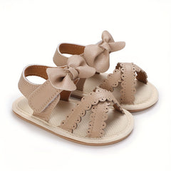 Girl's Lace Bow Knot Sandals For Summer Casual Shoes