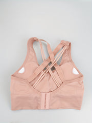 Criss Cross Sports Bra Push Up Shockproof Women's Lingerie