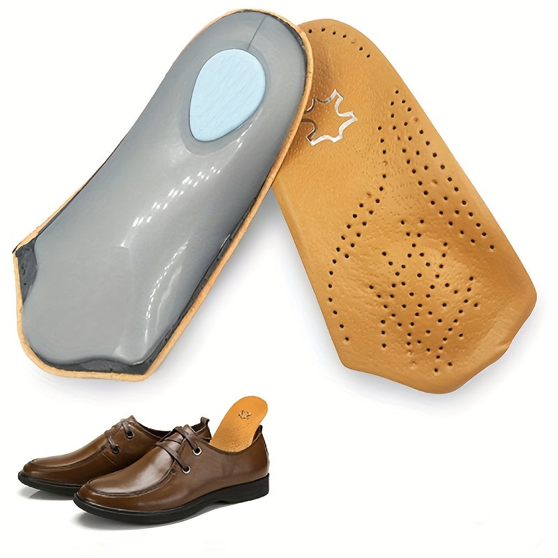 7.62 10 Leather Orthotic Inserts with Arch Support Insoles for Men and Women