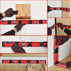 Woodworking Tool Level Folding Ruler High Precision Construction Measurement
