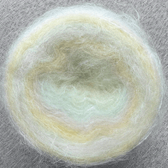 50g Gradient Wool Mohair Fine Wool Segment Dyed Yarn Ball