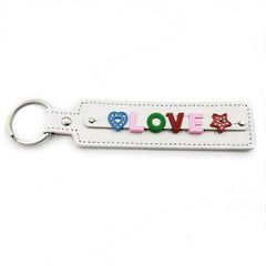 Personalized Pet Memorial Keychain - Up to 8 Letters - Colorful Letters