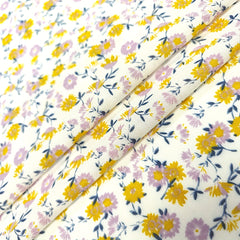 1yd Faux Cotton Fabric for DIY Pants Dress Quilts - Cut Size by Yard