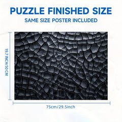 Cracked Mud Texture Jigsaw Puzzle for Adults Intermediate Challenge