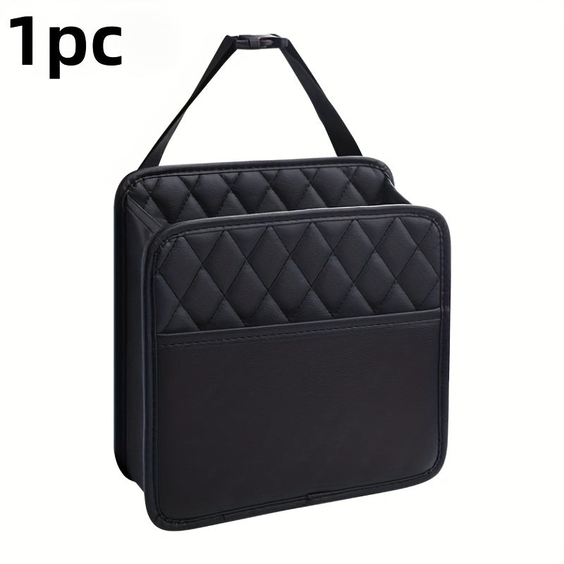 Car Storage Bag Garbage Can Cleaning Box Seat Back Organizer