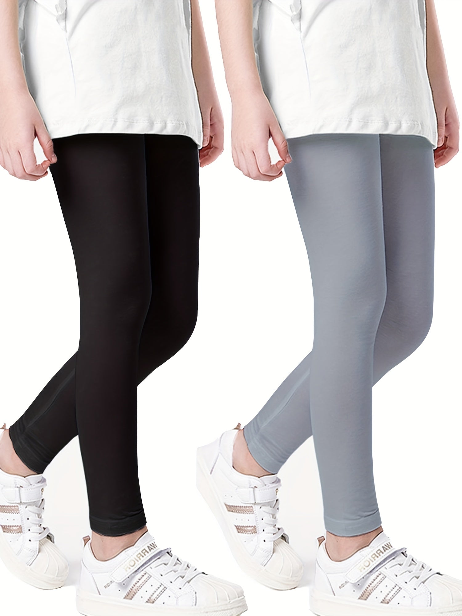 Girls Stretch Athletic Leggings High Waist Yoga Pants Kids Spring Clothes