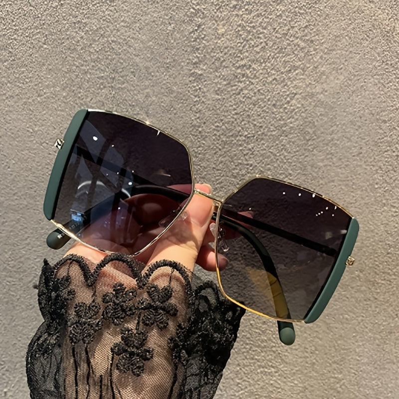 Women's Oversized Square Sunglasses UV400 Sun Shades Glasses