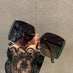 Women's Oversized Square Sunglasses UV400 Sun Shades Glasses