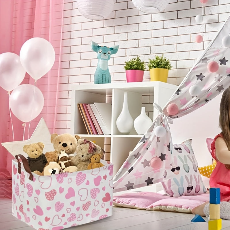 Pink Rectangular Mother's Basket & Baseball Father's Gift Basket