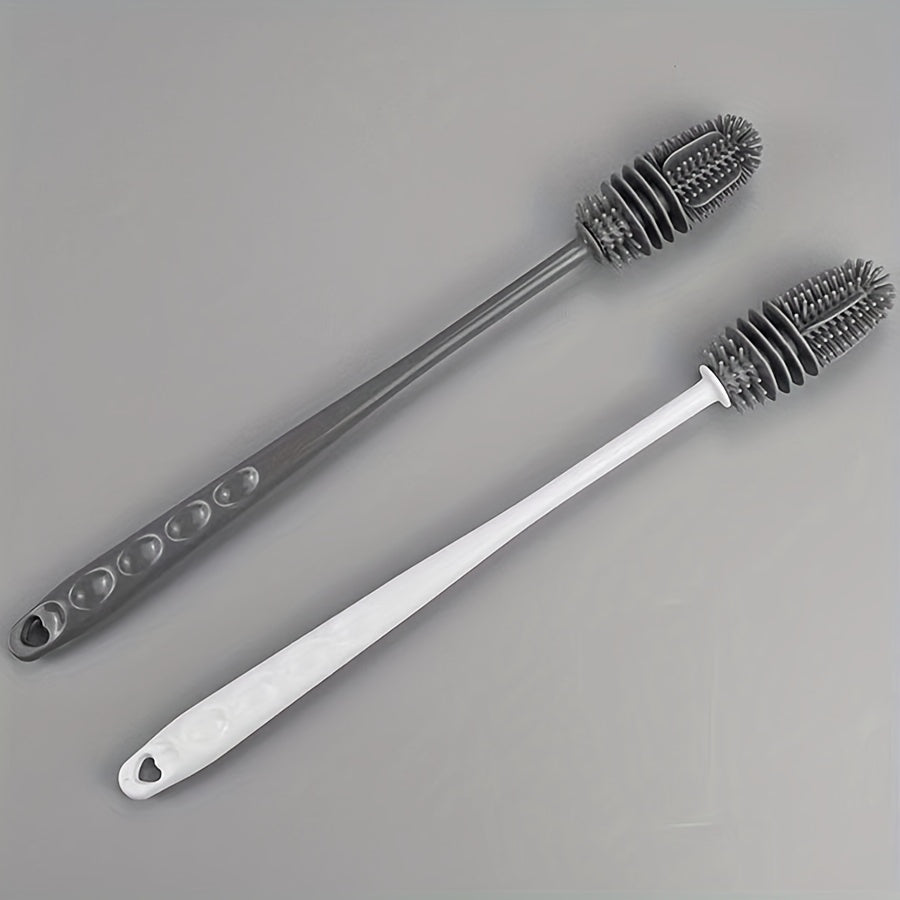 Long Handle Silicone Bottle Brush for Cleaning Bottles