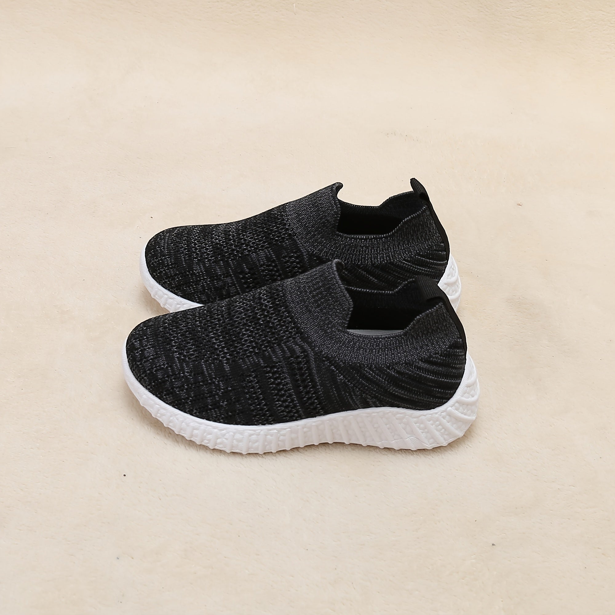 Boys Breathable Woven Shoes Lightweight Slip On Walking Shoes
