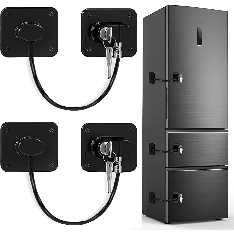 Refrigerator Lock for Kitchen Refrigerators Cabinets & Drawers Closets Windows
