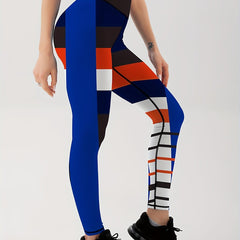 High Waist Printed Yoga Leggings - Stylish and Comfortable Activewear