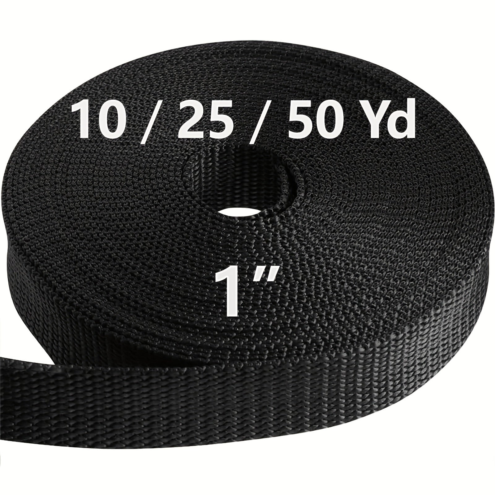 50 Yard Heavyweight Nylon Webbing 2" Wide Polypropylene Strapping