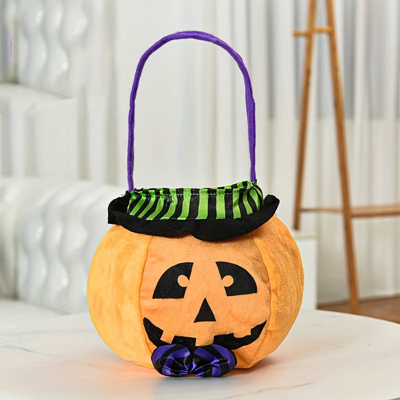 Halloween Witch Pumpkin Tote Bag Party Candy Bag