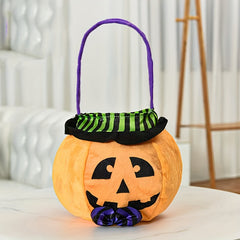 Halloween Witch Pumpkin Tote Bag Party Candy Bag