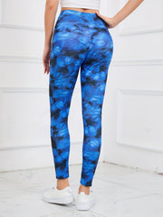 Tie Dye Yoga Workout Pants Stretch Running Leggings