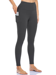 Tummy Control Yoga Pants With Pockets High Waist Leggings Fitness Workout Pants