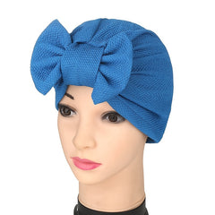 Solid Beanie Head Scarf Elastic Chemo Cap