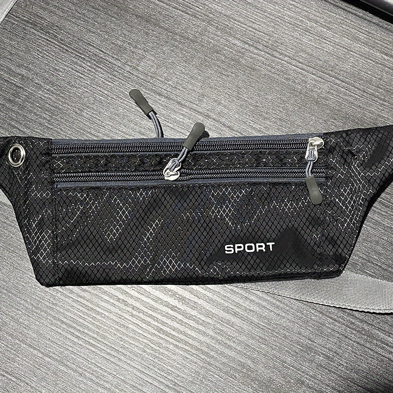 Waterproof Nylon Waist Bag for Outdoor Sports & Fitness