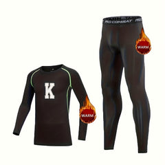 2pcs Toddler Kids Fleece Thermal Compression Sets